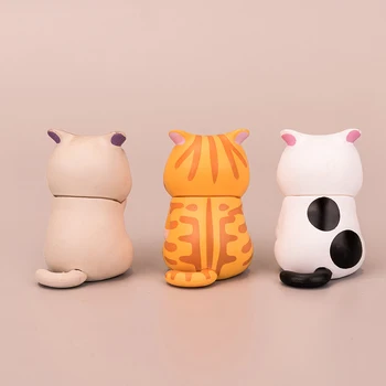 Mini Kaķu Figūriņas Modeli, Dāvanas uz Jauno Gadu 2022 Mini Mājas Dekoru Jauki Kaķu Lelles Mājas Dekorēšanas Piederumi 1