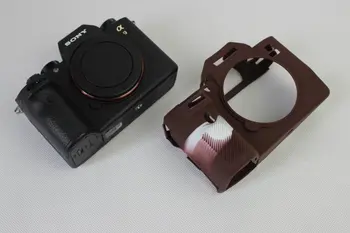 Mīksts Silikona Kamera gadījumā Gumijas Aizsardzības Pārsegs Gadījumā Ādas Sony A9 ILCE-9 a9 A7R3 Kameras Soma Mirrorless Sistēmu Kamera 1