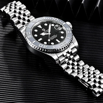 PAGANI DIZAINA Jaunu Luksusa Zīmolu Vīriešu Mehāniskās rokas Pulkstenis Sapphire Kristāla Automātiskā Skatīties Vīriešu Ūdensizturīgs Skatīties Reloj Hombre 1