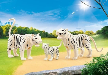 PLAYMOBIL®9872 balto tīģeri, oriģināls, bērniem, rotaļlietas, klikšķi, dāvanu 1