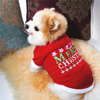 Plīša Ziemassvētku Suņu Kostīms, Sarkans Zaļš Svītrainām Gudrs Chihuahua Drēbes, Ziemas Mazajiem Suņiem Džemperis Mājdzīvnieku Apģērbu Sfinksa Kaķis Džemperis 1