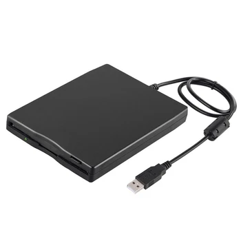 Portatīvo 3.5 collu USB Mobilo Floppy Disk Drive Plug-and-Play Savienojumu 1.44 MB Ārējo FDD Disketes Klēpjdatoru Notebook PC