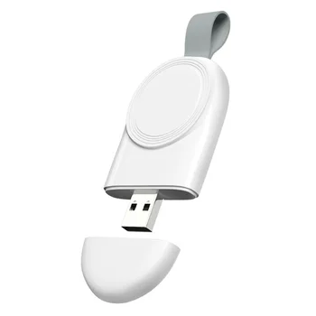 Portatīvo Bezvadu Lādētājs Apple Skatīties iWatch 1/2/3/4 Magnētisko USB Strāvas Adapteri Lādēšanas Doka Stacijas Smart Skatīties Lādētāju 1