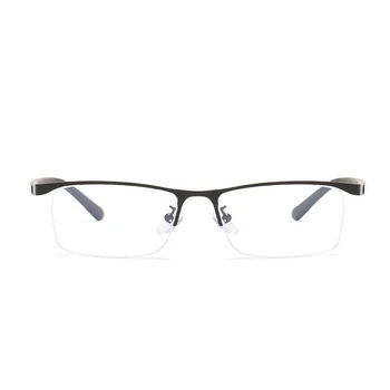 Puse Kadra Laukumā Tuvredzība Brilles Gatavās Metāla Anti-zila Gaisma Recepšu Brilles Dioptriju 0 -0.5 -1.0 -1.5, Lai -6.0 1