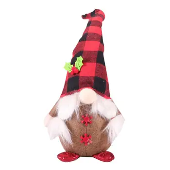 Roku Darbs Ziemassvētku Elf Apdare Pleds Ilgi Cepuri Gnome Zviedrijas Tomte Lelle, Rotaļlietas, Rotas, Svētku Dāvanas 1