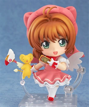 Sakura Kinomoto 400 Attēls PVC Kolekcionējamus Kāršu Sagūstītāja Sakura Modelis Cute Anime Rotaļlietas Lelle 10CM 1
