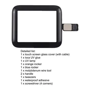 Skatīties LCD Priekšējā Stikla Vāks Touch Screen Digitizer Nomaiņa Skatīties Remonts Instrumenti Apple Skatīties 2/3 Sērija 4 5 SE
