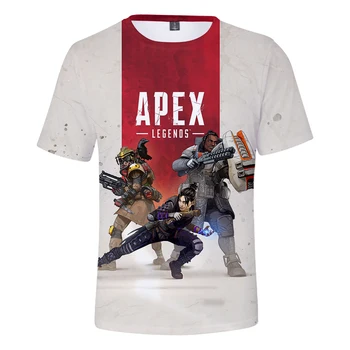 Spēle Apex Leģendas 3D Druka, T-kreklu apdruka Vīriešu Sieviešu Vasaras Īsām Piedurknēm T Krekli Apex Leģendas Iespiesti Zēni Meitenes t-veida Topi 1