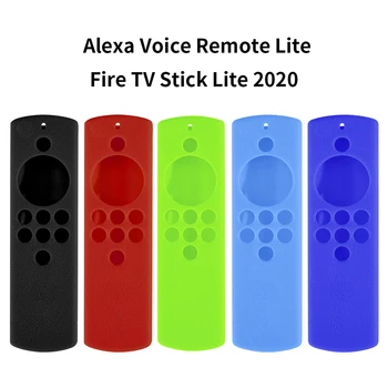Tālvadības pults Lietu Vāku Amazon Alexa Uguns TV Stick Lite Aizsargājošu Uzmavu Gaismas Silikona Aizsardzības Uzmava 1
