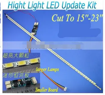 Universālā Izcelt Dimable LED Backlight Lampas Atjaunināšanas komplekts Regulējams LED Light LCD 2 displejs LED Sloksnes jaunas 1