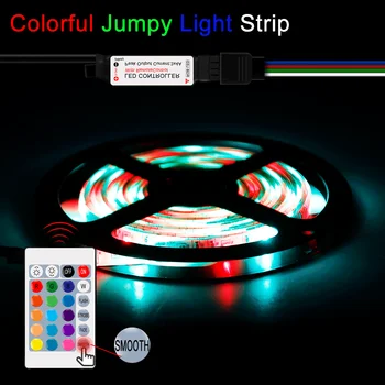 USB LED Lentes lampas 2835 SMD 5V RGB Elastīgu Neona Lentes RGB LED gaismas Lentas Ūdensizturīgs 1M 2M 3M 4M 5M TV Apgaismojums Aizspriedumiem apgaismojums 1