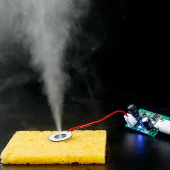 USB Mini gaisa mitrinātāju DIY Komplekti Migla Veidotāja un Vadītāja Circuit Board Fogger Smidzināšanas Filmu Pulverizators Lapa Mini Svārstveida 1
