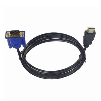 1 M HDMI saderīgu HDMI Kabeli-savietojams Ar VGA 1080P HD Ar Audio Adaptera Kabelis HDMI-saderīgam AR VGA Kabeli dropshipping 2