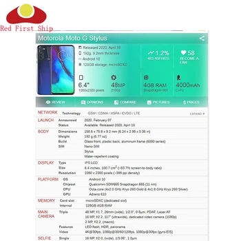 10Pcs/Partija, LCD Priekšā Touch Screen Stikla Ārējais Objektīvs Motorola Moto G Stylus XT2043 XT2043-4 Pieskarieties Stikla, Kas OCA Dobi Līme 2