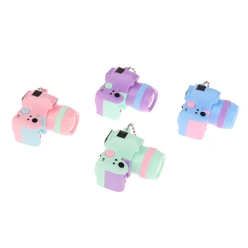 1PC Kawaii Modes Super Cute Mini Leļļu Piederumi Retro Kameras Miniatūra leļļu Namiņš Bērniem, Rotaļlietas, Dāvanu 2