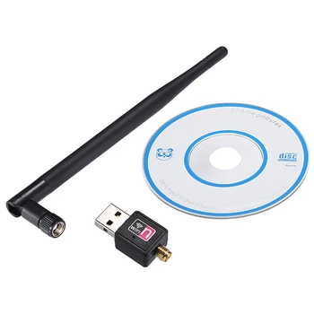 2,4 GHz USB Bezvadu Wifi Adapteri 600mbps 802.11 n USB Ethernet Adapteri Tīkla Kartes Wi-fi Uztvērēju, Windows, Mac DATORU 2