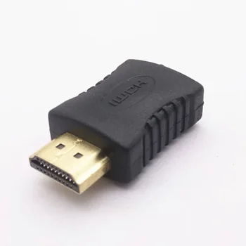 2gab Zelta Pārklājumu HDMI Vīriešu Mini HDMI Sieviešu Pilnu HDMI Adapteris Pārveidotājs 1080P HDTV Kabeļa Adapteri Extender 2