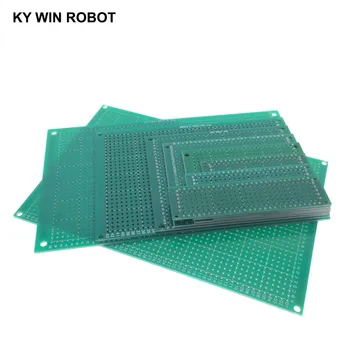 2x8 3x7 4x6 5x7 6x8 7x9 8x12 9x15 10x15 cm Viena Puse Prototips Diy Universālā PCB Printed Circuit Board Protoboard Par Arduino 2
