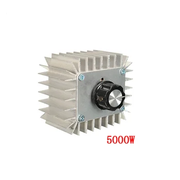 AC 220V 4000W/5000W/10000W SCR Sprieguma Regulators Dimming LED Reostats, Mehānisko Ātruma regulators Termostats Dimēru 220 V Strāvas Padeve 2