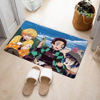 Anime Demon Slayer: Kimetsu Nav Yaiba Tomioka Giyuu Attēls pad Paklāju paklāju Plīša Guļamistaba, Dzīvojamā istaba Dāvana 2