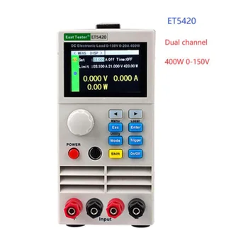 ET5410 ET5420 LĪDZSTRĀVAS elektriskās slodzes augstas presicion dual-channel regulēšana akumulatoru slodzes testeri Akumulatora jaudu un testeris 2