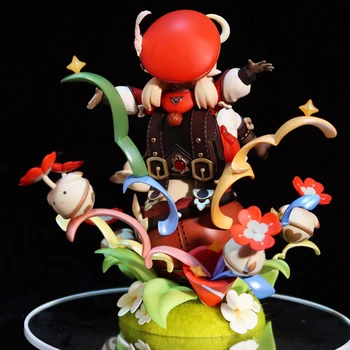 Genshin Ietekmes Anime Spēle Attēls Klee 20Cm Pvc Rotaļlietas, Modeļi, Darbības Attēlā Perifērijā Rotas, Leļļu Kolekcija Dāvanu 2