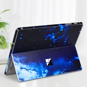 Krāsu Drukas Modelis Vinila Uzlīmes Microsoft Surface Pro 7/6/5/4/3 Surface Pro X Iet 2 Aizmugurējo Vāciņu Ķermeņa Decal Ādas Aizsargs 2