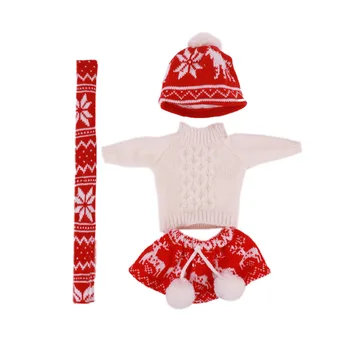 Leļļu Apģērbs Mazulim Gudrs Tērps 18Inch Baby &43Cm Meitene Dzimis Amerikāņu Piederumi Auduma Modes Ziemassvētku Dāvanu 2