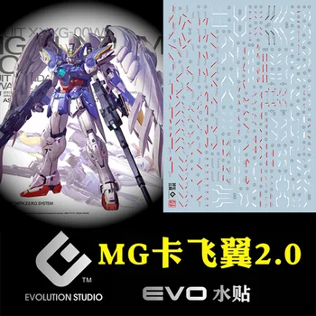 MG Gundam Wing Ūdens Uzlīme Fluorescences Modelis Uzlīme 2