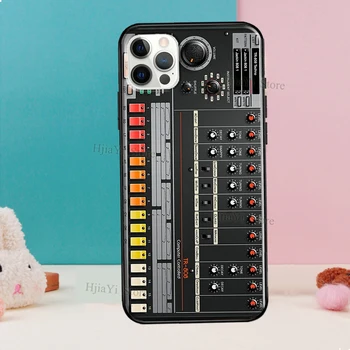 Mūzikas DJ Kontrolieris Mikseris Lietā Par iPhone 13 Pro 12 Mini 11 Pro Max 6S 6 7 8 Plus XR XS Max X SE 2020. gadam Vāks Apvalks 2