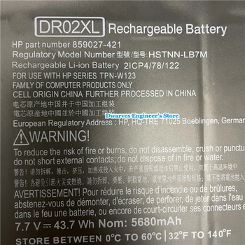 Patiesu DR02XL Akumulators HP Chromebook 11 G5 Sērijas P0B77UT 11-V020WM P0B78UT P0B79UT TPN-W123 HSTNN-IB7M 859027-121 11-V010NR 2