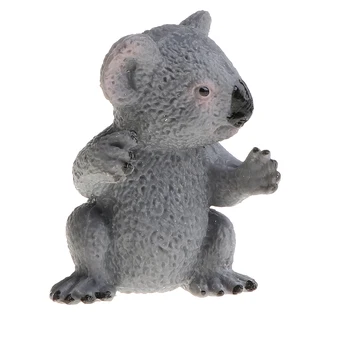 Reāli Dzīvnieku Modelis Skaitļi Kids Izglītojošās Rotaļlietas Mājas Dekoru - Koala Bear Cub Modeļa Komplekta Mājas Apdare 2