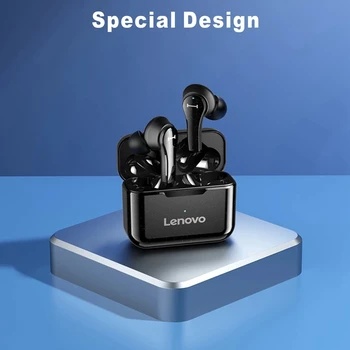 Sākotnējā Lenovo QT82 Izdevumi Bezvadu Earbuds Touch Kontroli, Bluetooth Austiņas, Stereo, HD, Runājot Ar Mikrofonu Bezvadu Austiņas 2