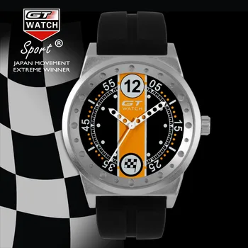 Vīriešu Modes Sporta Skatīties Luksusa Zīmolu GT Skatīties Silikona Siksniņa F1 Pulksteņi Gadījuma Kvarca rokas pulksteņi montre homme reloj hombre 2